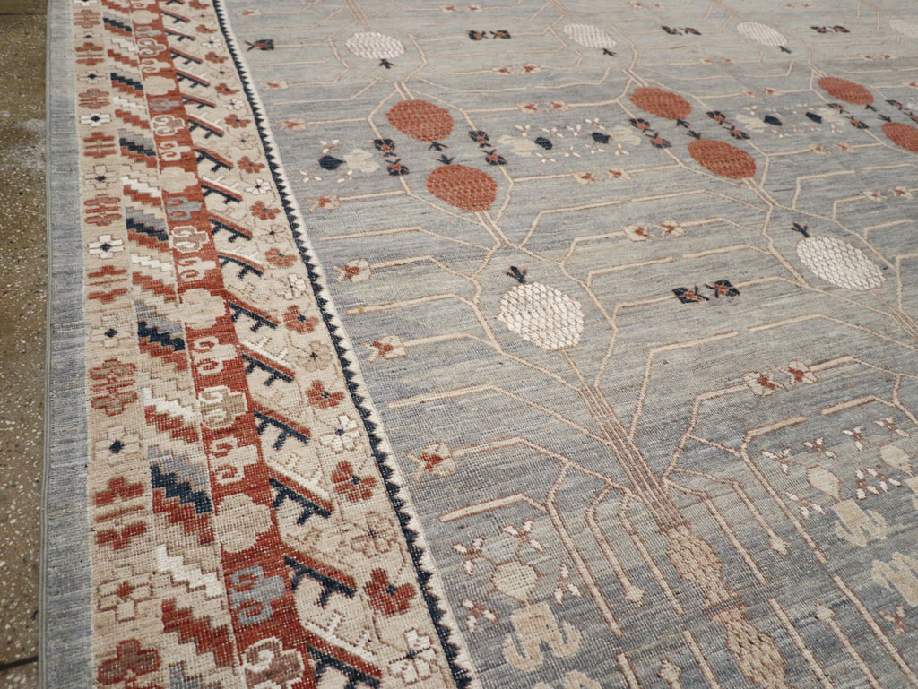 Modern East Turkestan Khotan Large Room Size Carpet, No.33402 - Gss