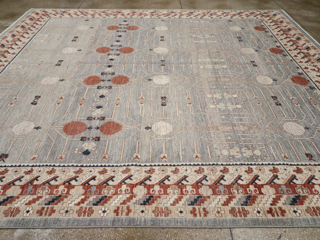 Modern East Turkestan Khotan Large Room Size Carpet, No.33402 - Gss