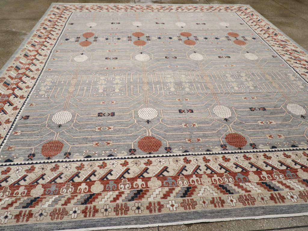 Modern East Turkestan Khotan Large Room Size Carpet, No.33402 - Gss