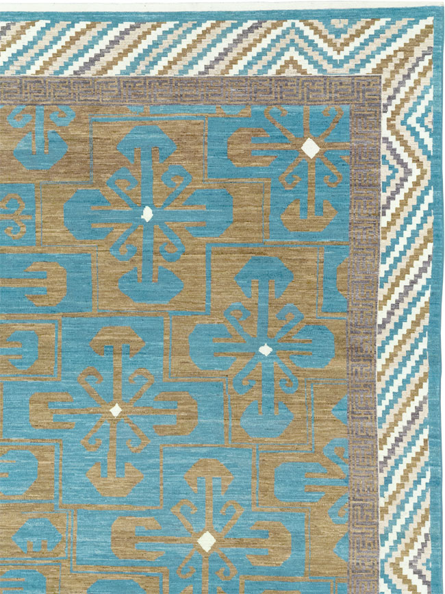 Modern East Turkestan Khotan Large Room Size Carpet, No.33403 - Gss
