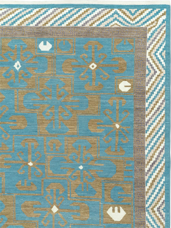 Modern East Turkestan Khotan Large Room Size Carpet, No.33403 - Gss