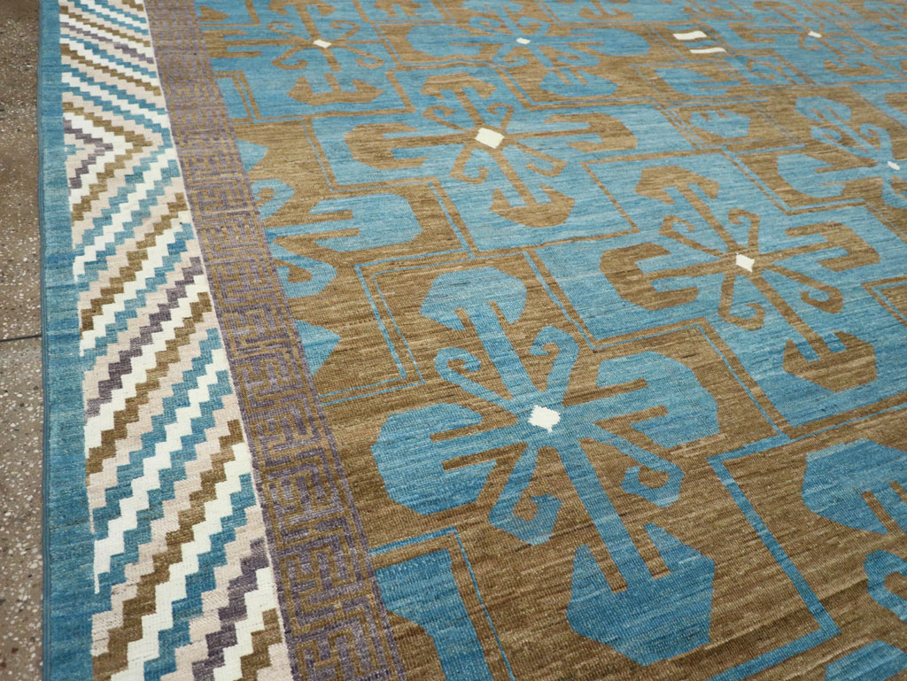 Modern East Turkestan Khotan Large Room Size Carpet, No.33403 - Gss