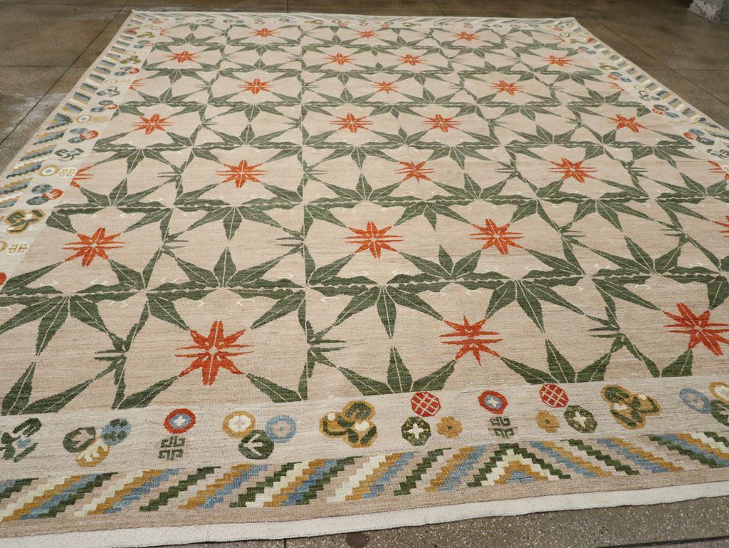 Modern East Turkestan Khotan Large Room Size Carpet, No.33404 - Gss