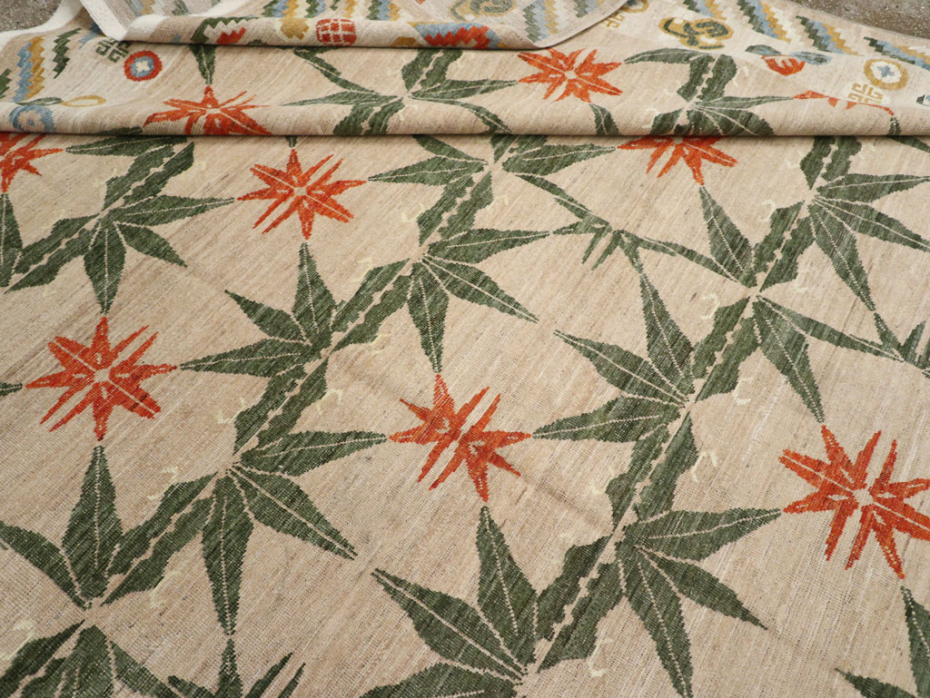 Modern East Turkestan Khotan Large Room Size Carpet, No.33404 - Gss