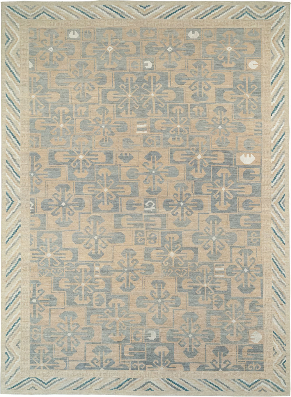 Modern East Turkestan Khotan Oversize Carpet, No.33405 - Gss