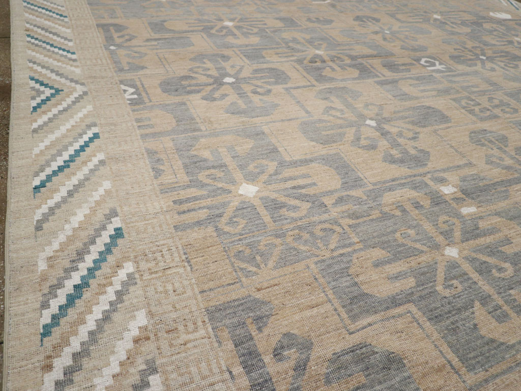 Modern East Turkestan Khotan Oversize Carpet, No.33405 - Gss