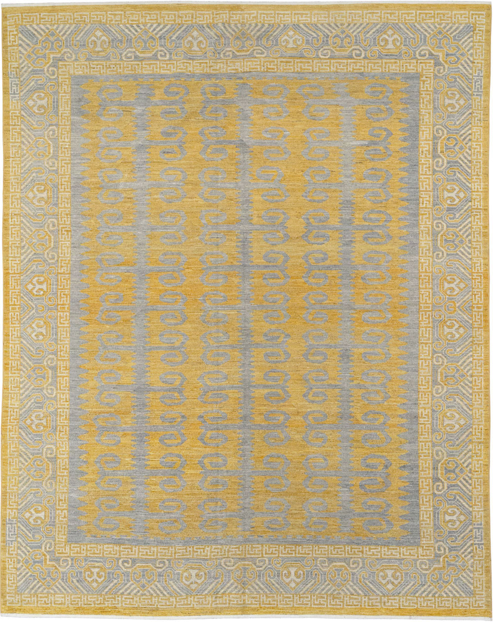 Modern East Turkestan Khotan Room Size Carpet, No.33406 - Gss