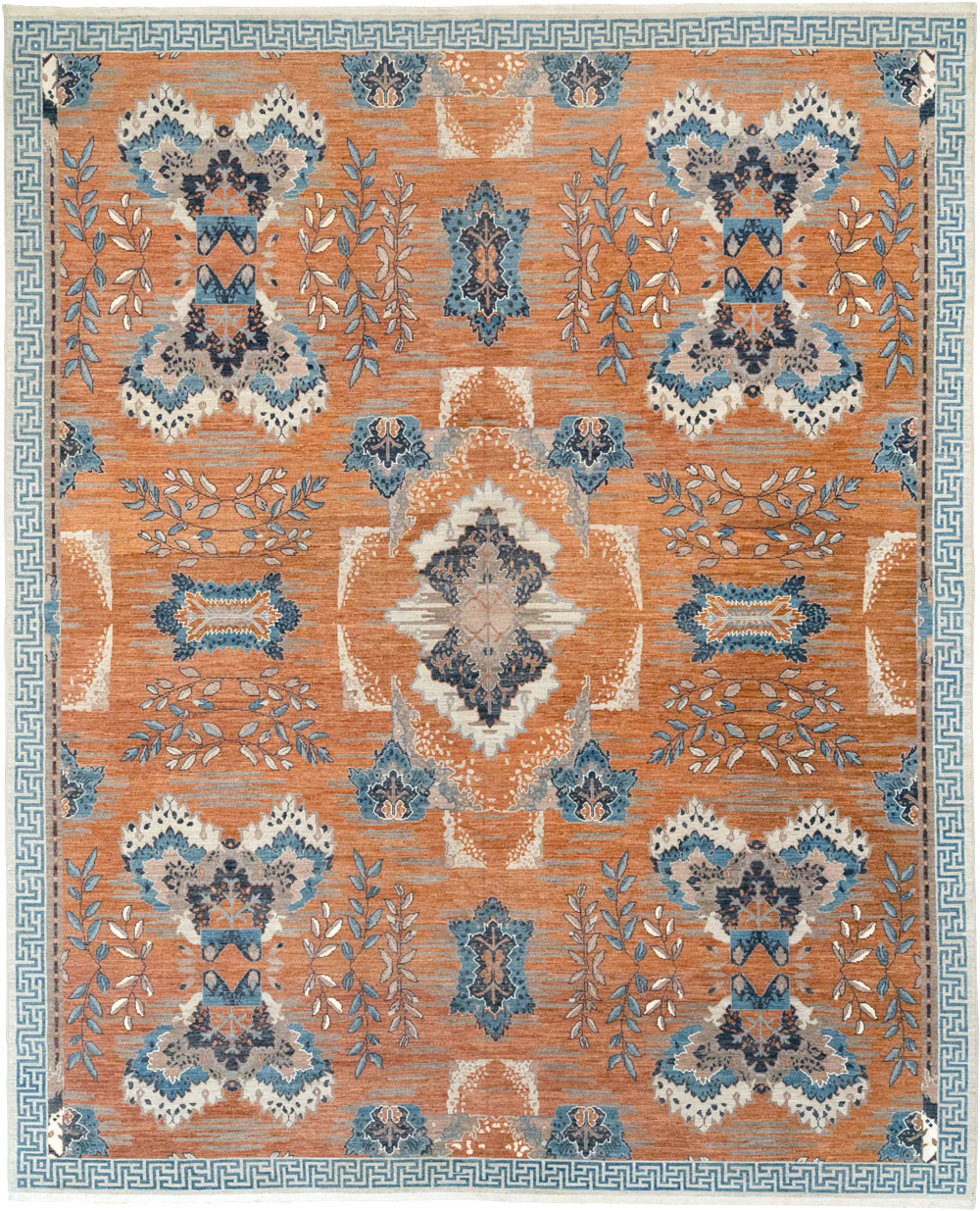 Modern East Turkestan Khotan Large Room Size Carpet, No.33407 - Gss