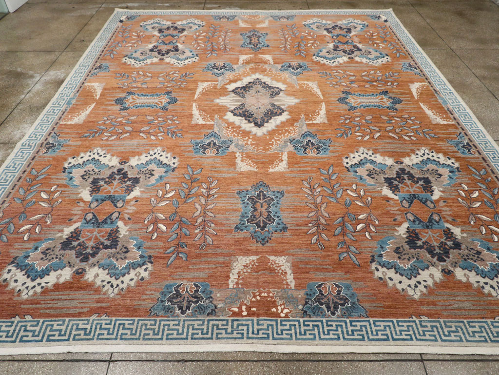 Modern East Turkestan Khotan Large Room Size Carpet, No.33407 - Gss
