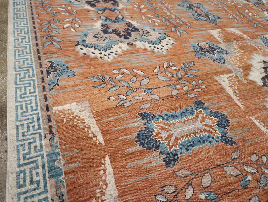 Modern East Turkestan Khotan Large Room Size Carpet, No.33407 - Gss