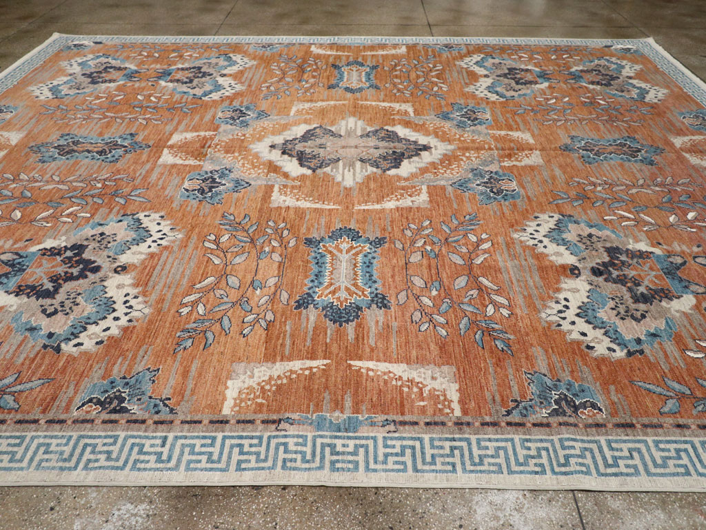 Modern East Turkestan Khotan Large Room Size Carpet, No.33407 - Gss