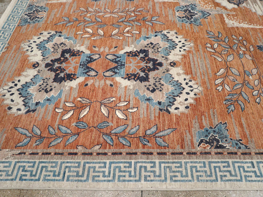 Modern East Turkestan Khotan Large Room Size Carpet, No.33407 - Gss
