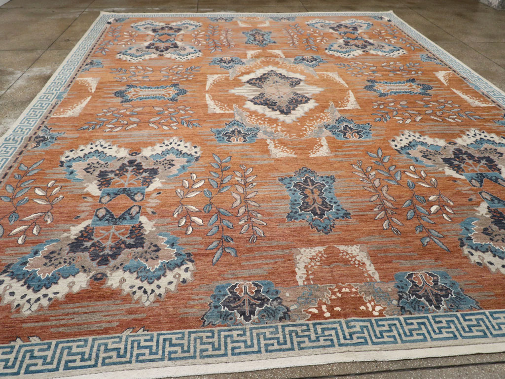 Modern East Turkestan Khotan Large Room Size Carpet, No.33407 - Gss