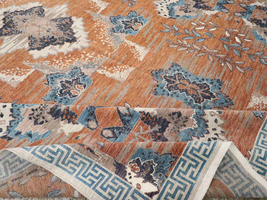 Modern East Turkestan Khotan Large Room Size Carpet, No.33407 - Gss