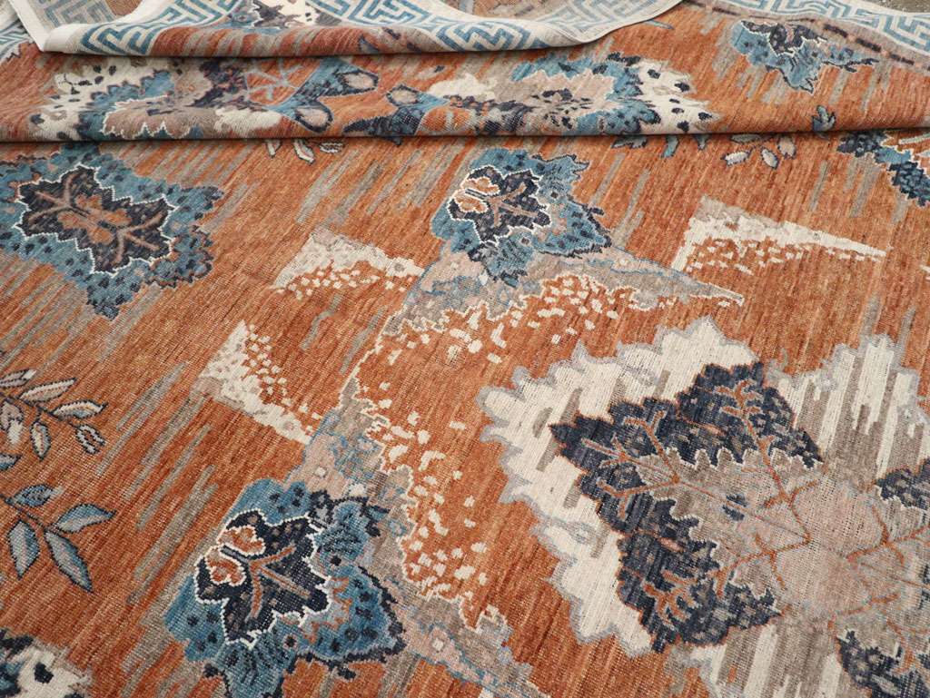 Modern East Turkestan Khotan Large Room Size Carpet, No.33407 - Gss