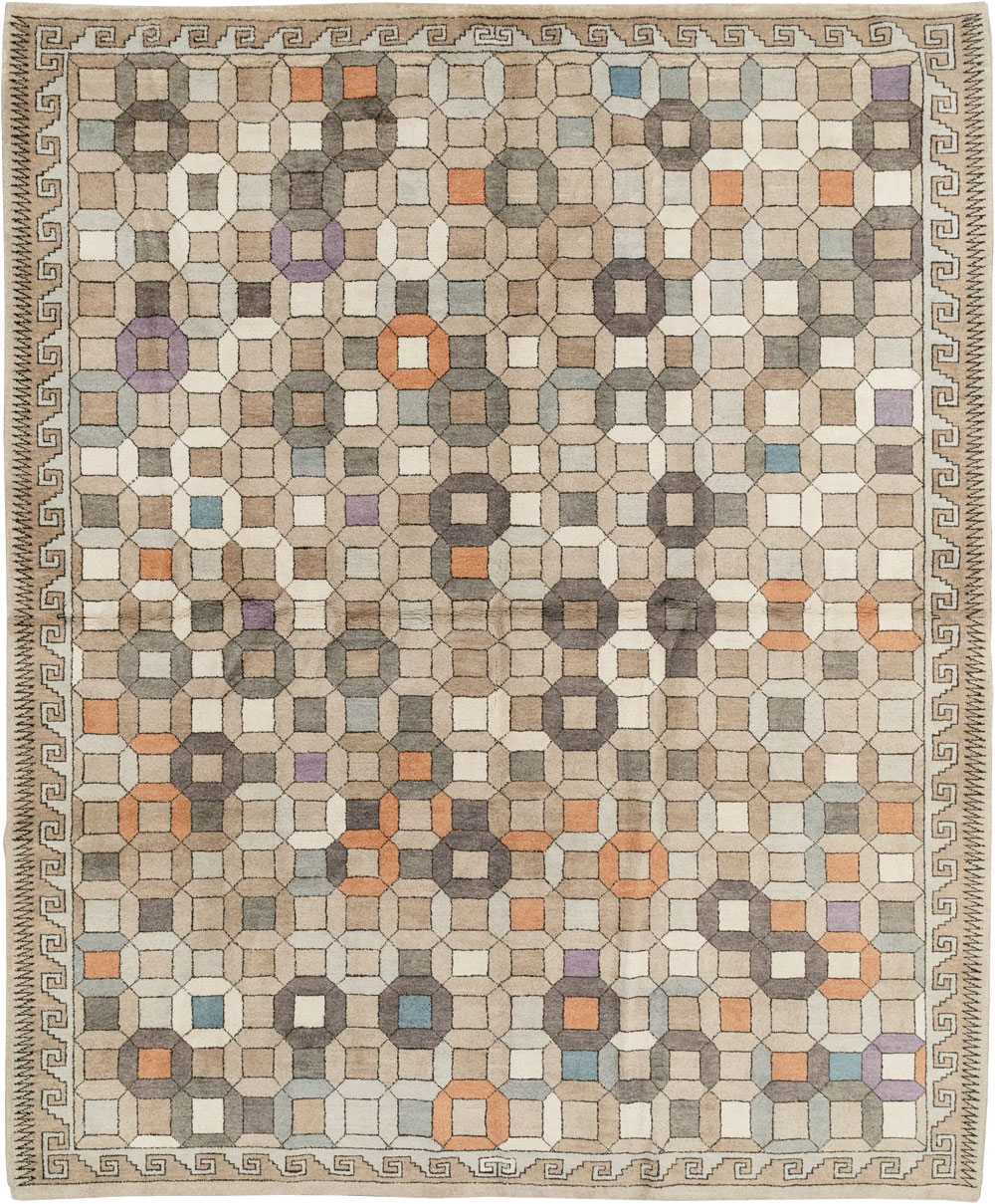 Modern East Turkestan Mongolian Room Size Carpet, No.33408 - Gss