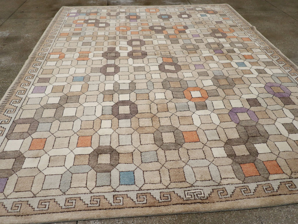 Modern East Turkestan Mongolian Room Size Carpet, No.33408 - Gss