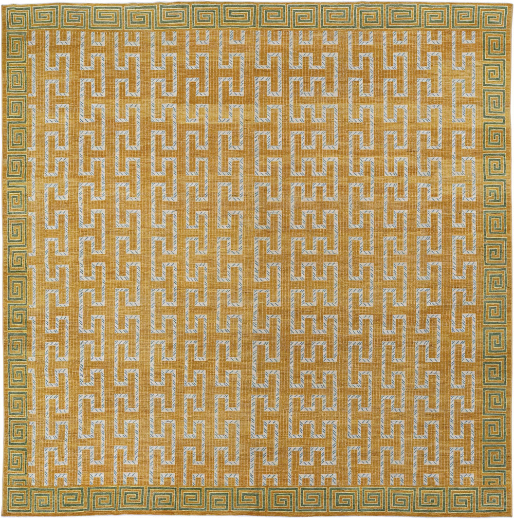 Modern East Turkestan Khotan Large Square Room Size Carpet, No.33409 - Gss