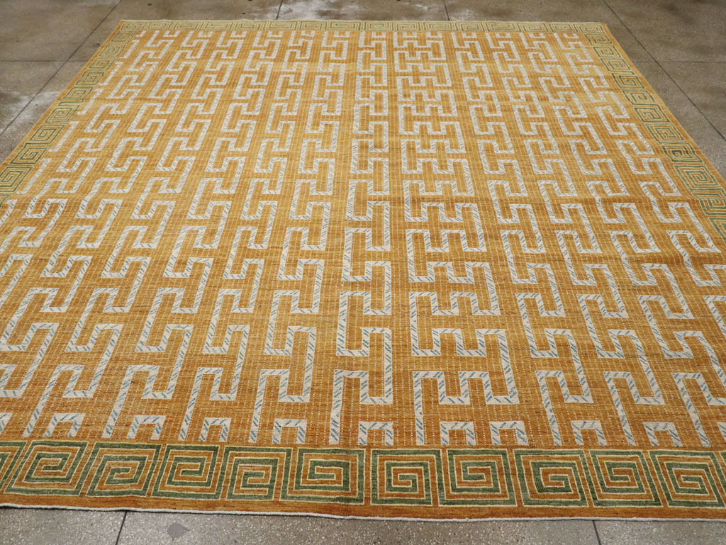 Modern East Turkestan Khotan Large Square Room Size Carpet, No.33409 - Gss