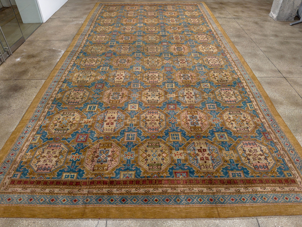 Antique English Axminster Oversize Carpet, No.33411 - Gss