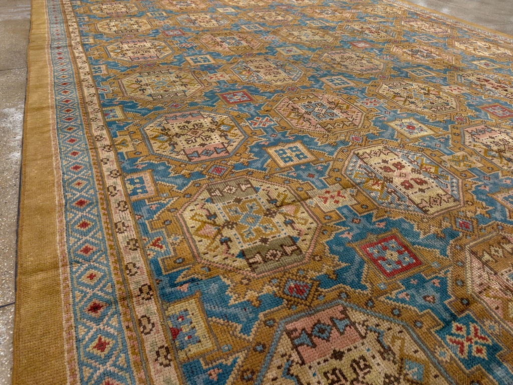 Antique English Axminster Oversize Carpet, No.33411 - Gss