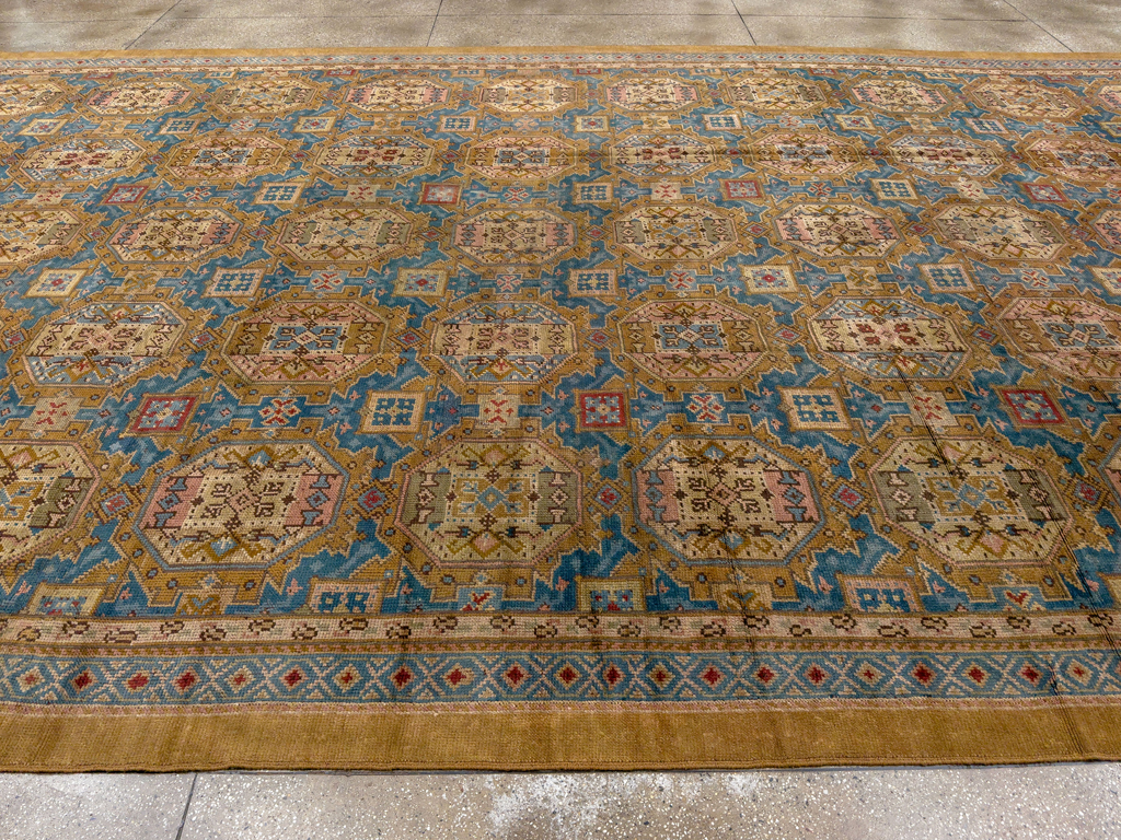 Antique English Axminster Oversize Carpet, No.33411 - Gss