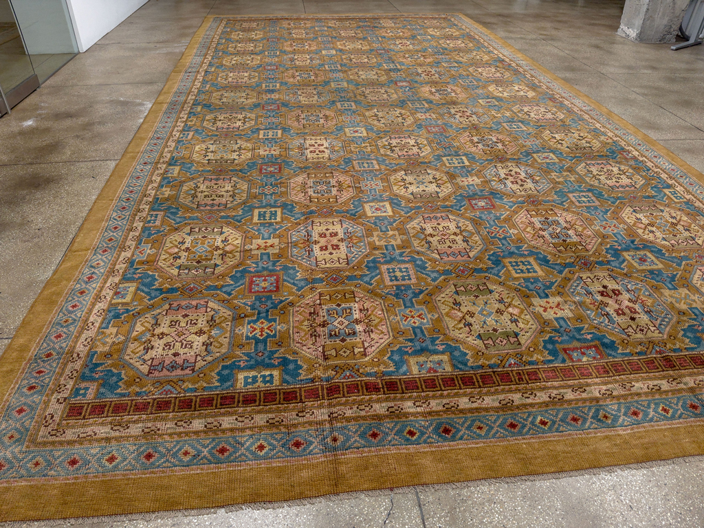 Antique English Axminster Oversize Carpet, No.33411 - Gss