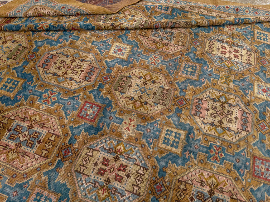 Antique English Axminster Oversize Carpet, No.33411 - Gss