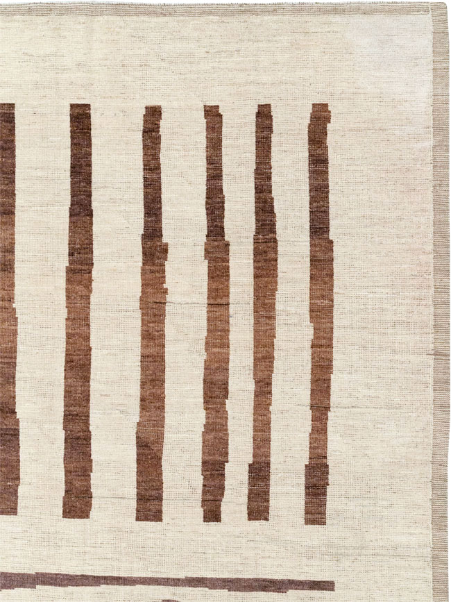 Modern Moroccan Room Size Carpet, No.33418 - Gss