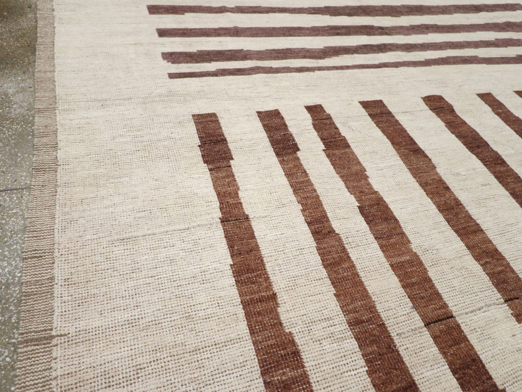 Modern Moroccan Room Size Carpet, No.33418 - Gss