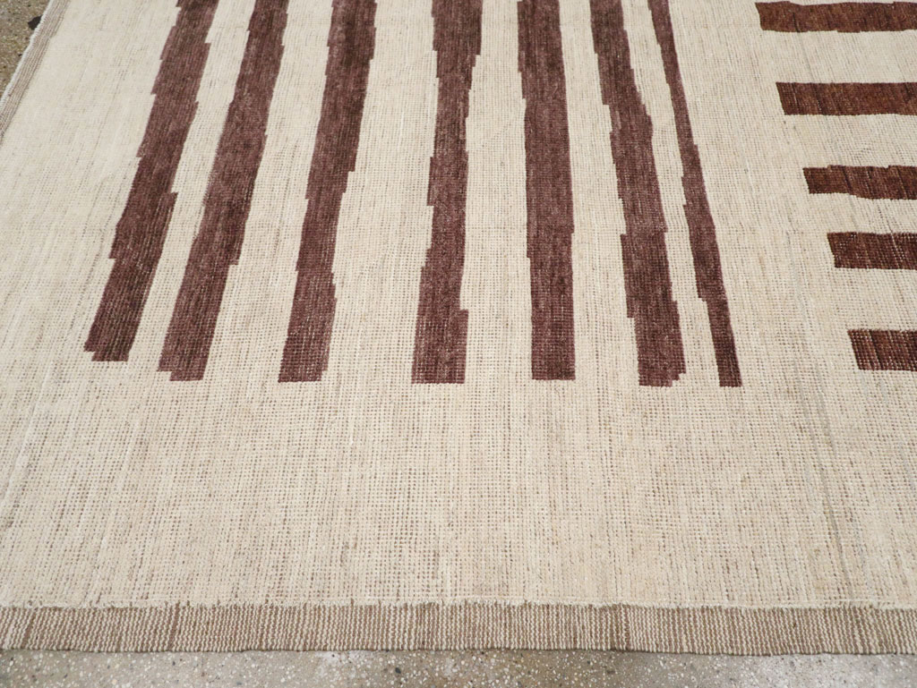 Modern Moroccan Room Size Carpet, No.33418 - Gss