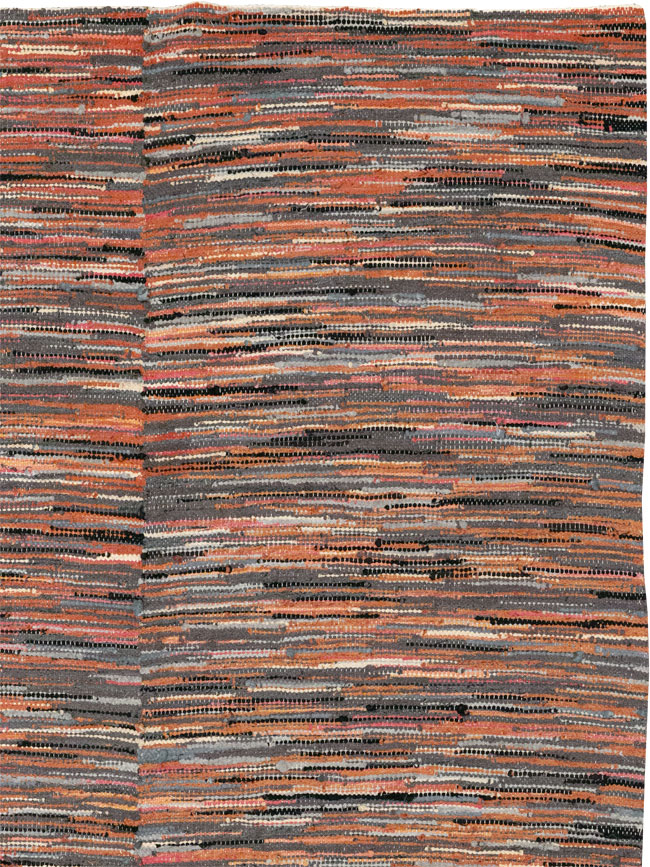 Vintage American Rag Rug, No.33424 - Gss