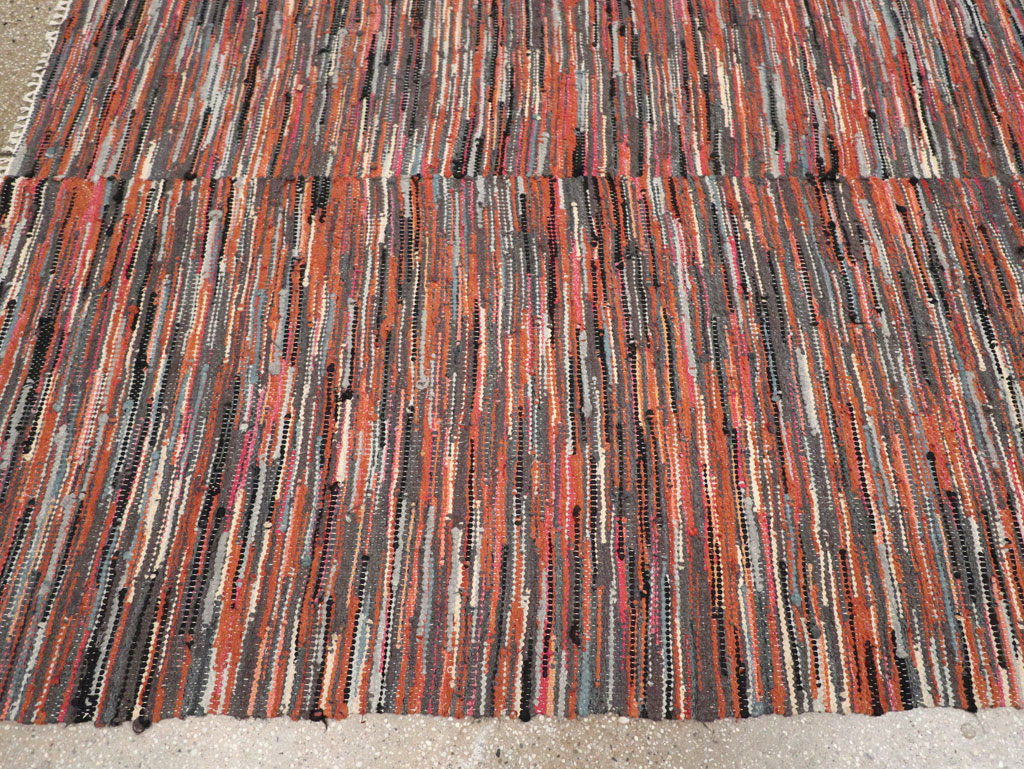 Vintage American Rag Rug, No.33424 - Gss