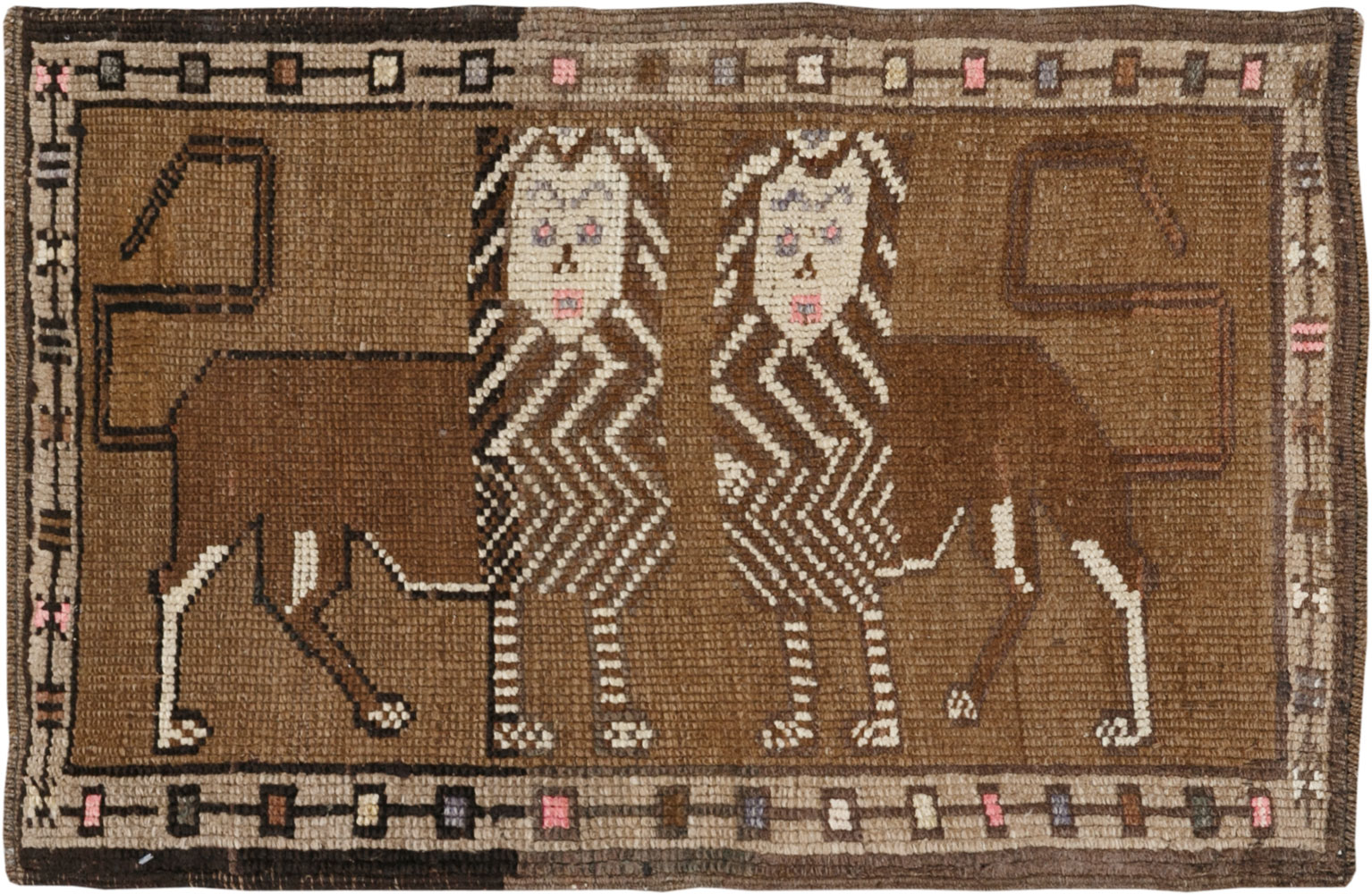 Vintage Turkish Anatolian Pictorial Rug, No.33428 - Gss