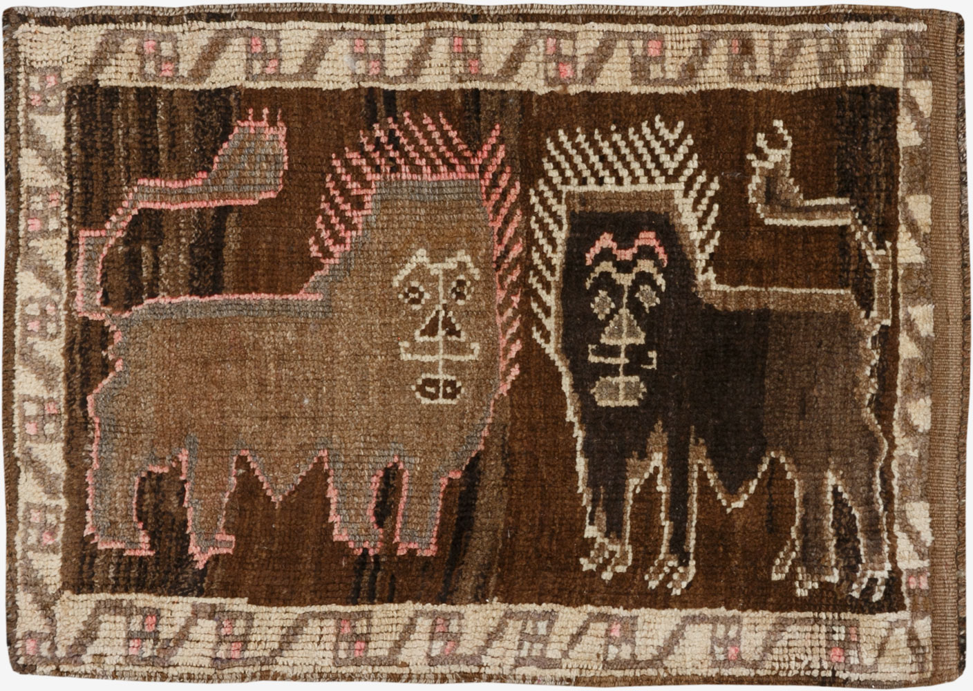 Vintage Turkish Anatolian Pictorial Rug, No.33432 - Gss