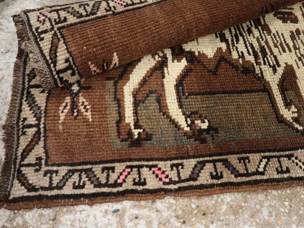 Vintage Turkish Anatolian Pictorial Rug (Pair: 2 of 2), No.33436 - Gss