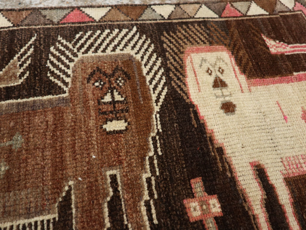 Vintage Turkish Anatolian Pictorial Rug, No.33447 - Gss