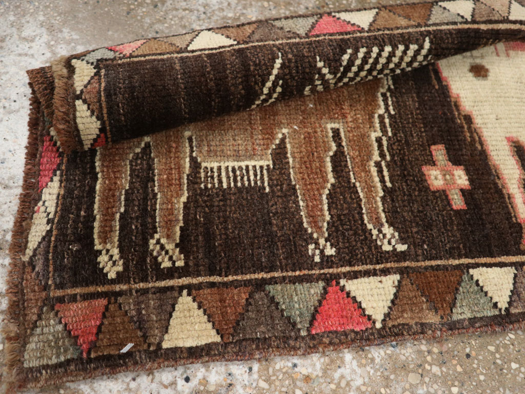 Vintage Turkish Anatolian Pictorial Rug, No.33447 - Gss