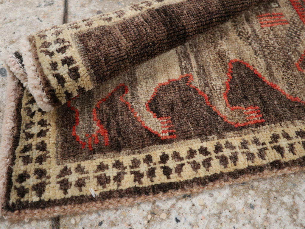 Vintage Turkish Anatolian Pictorial Rug (Pair: 2 of 2), No.33448 - Gss