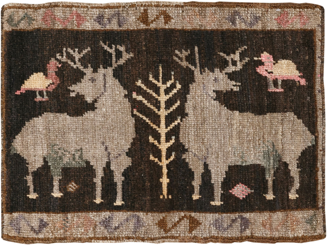 Vintage Turkish Anatolian Pictorial Rug, No.33451 - Gss
