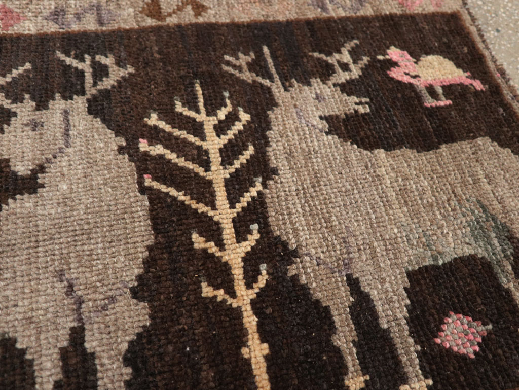 Vintage Turkish Anatolian Pictorial Rug, No.33451 - Gss
