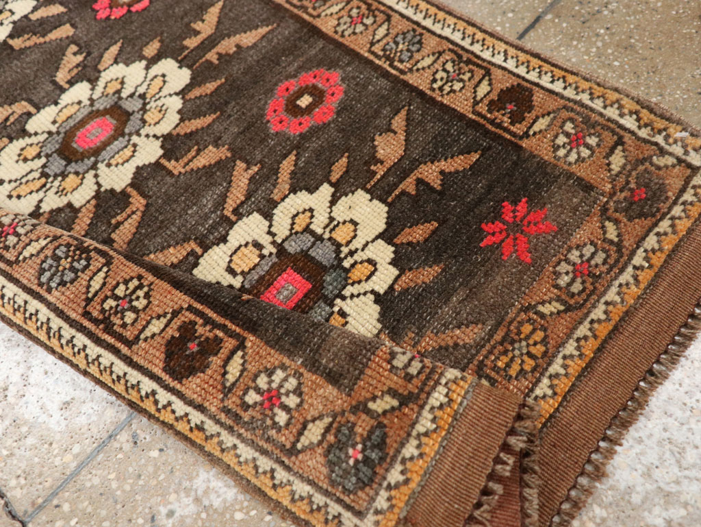 Vintage Turkish Anatolian Throw Rug  (Pair: 2 of 2), No.33455 - Gss