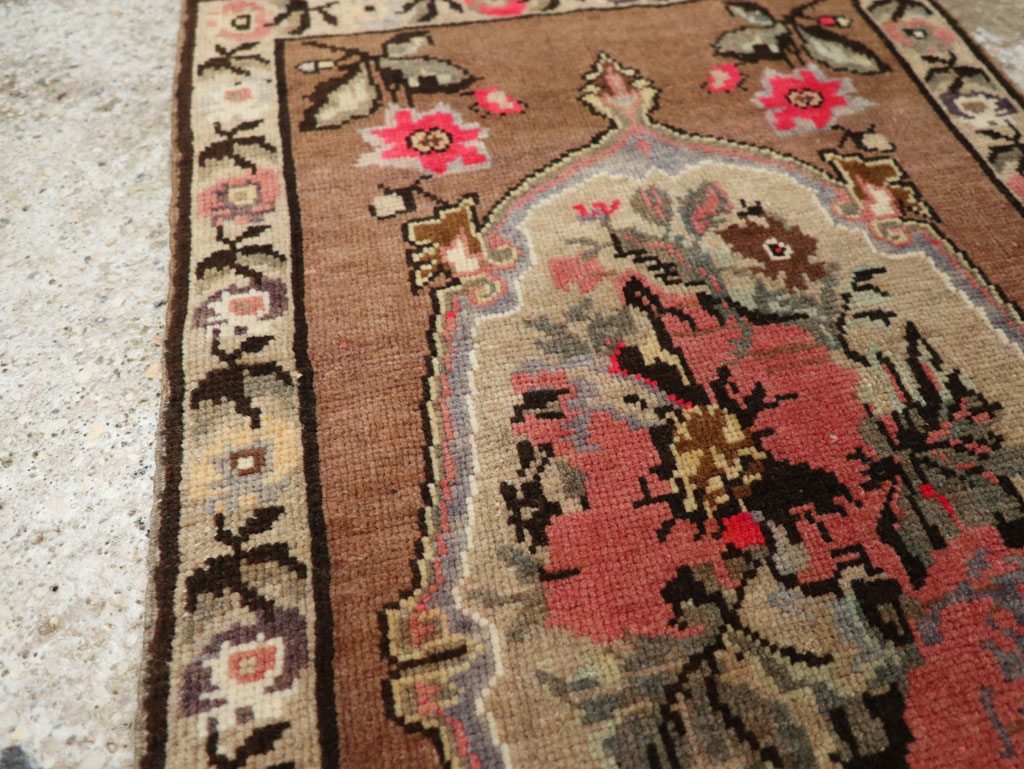 Vintage Turkish Anatolian Throw Rug, No.33456 - Gss