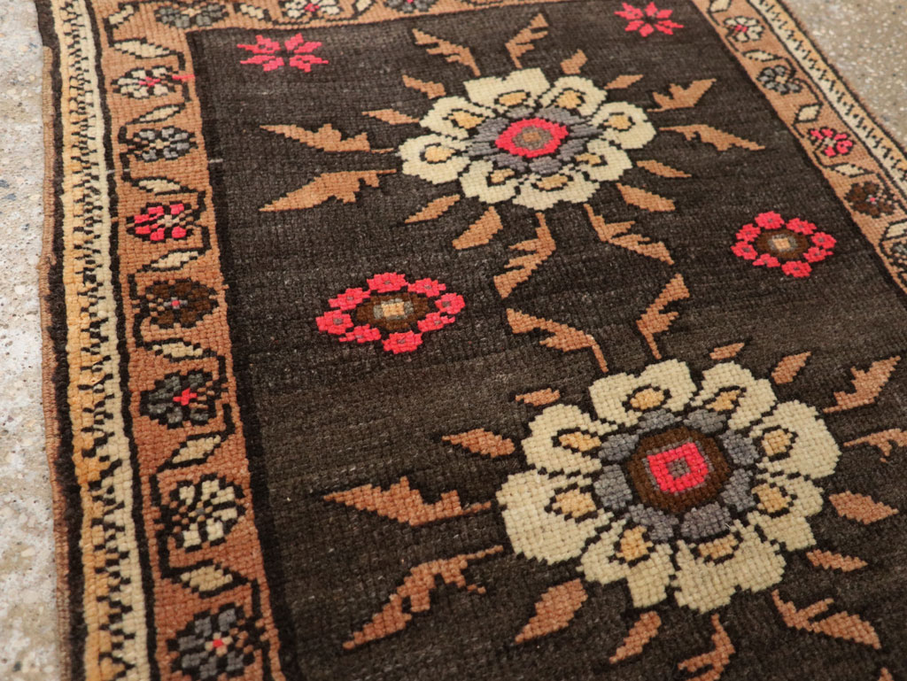 Vintage Turkish Anatolian Throw Rug  (Pair: 1 of 2), No.33458 - Gss