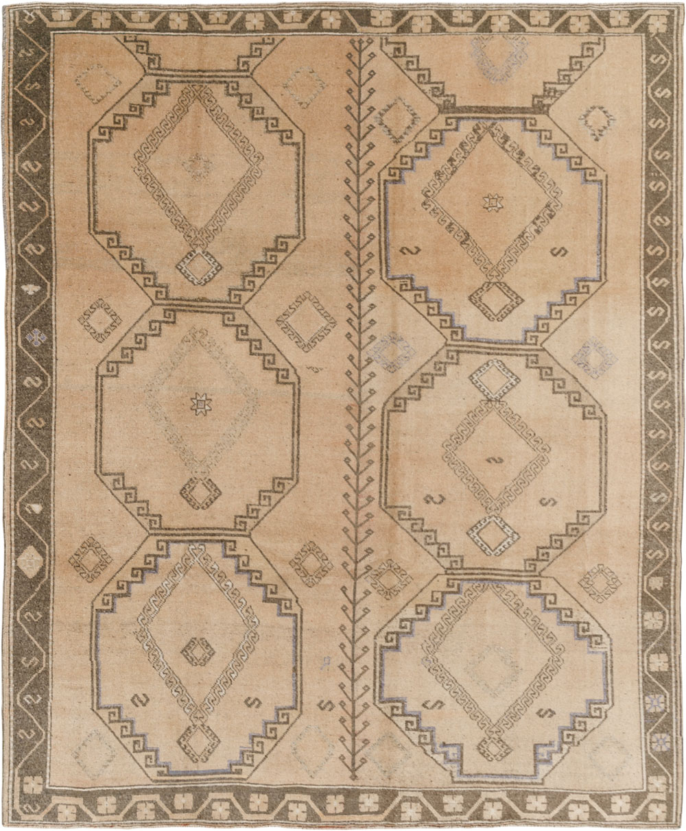 Vintage Turkish Anatolian Room Size Carpet, No.33464 - Gss