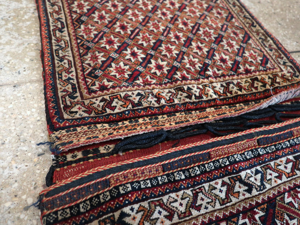 Antique Persian Qashqai Saddlebag (Khorjin), No.33468 - Gss