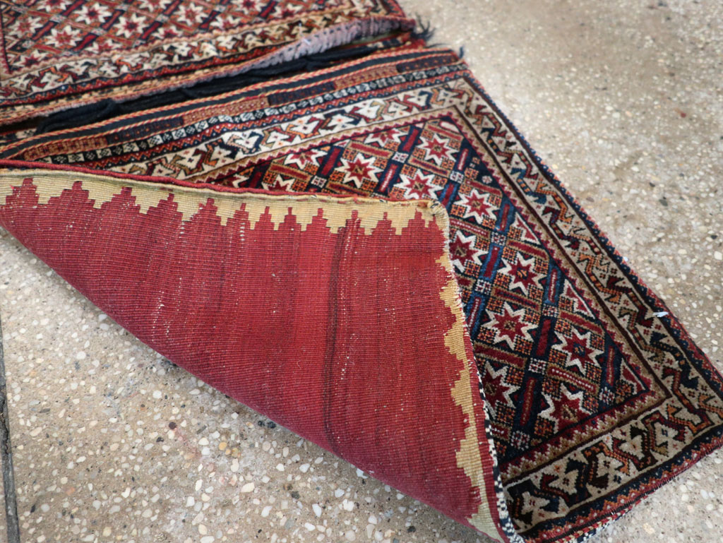 Antique Persian Qashqai Saddlebag (Khorjin), No.33468 - Gss