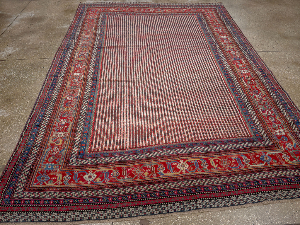 Antique Persian Qashqai Accent Carpet, No.33469 - Gss