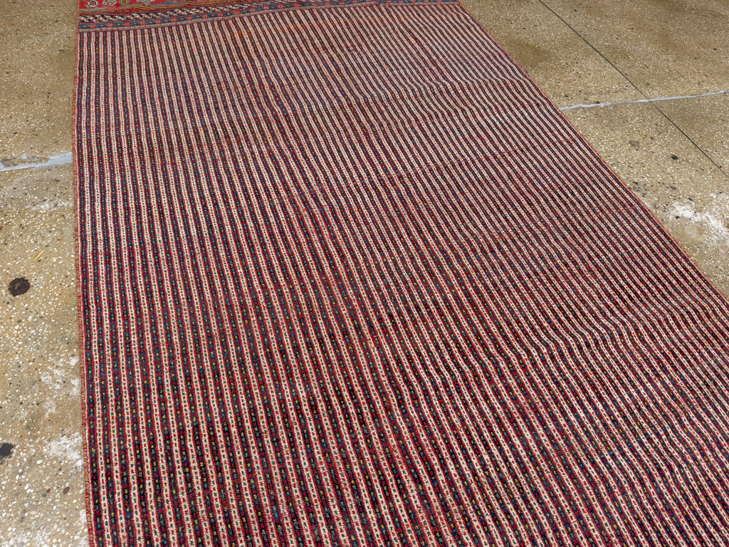 Antique Persian Qashqai Long Runner, No.33470 - Gss