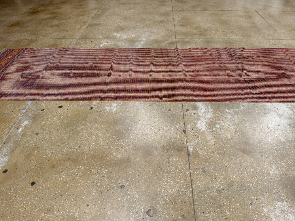 Antique Persian Qashqai Long Runner, No.33470 - Gss